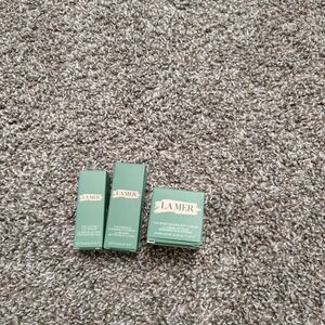 La Mer Sample Trio: Soft Cream, Lifting Eye Serum, Foaming Cleanser Set